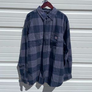 Carhartt Men's Rugged Flex Flannel Long-Sleeve Plaid Shirt NWT